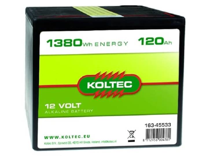 Koltec Batterij 12 Volt 1380 WH 120 Ah