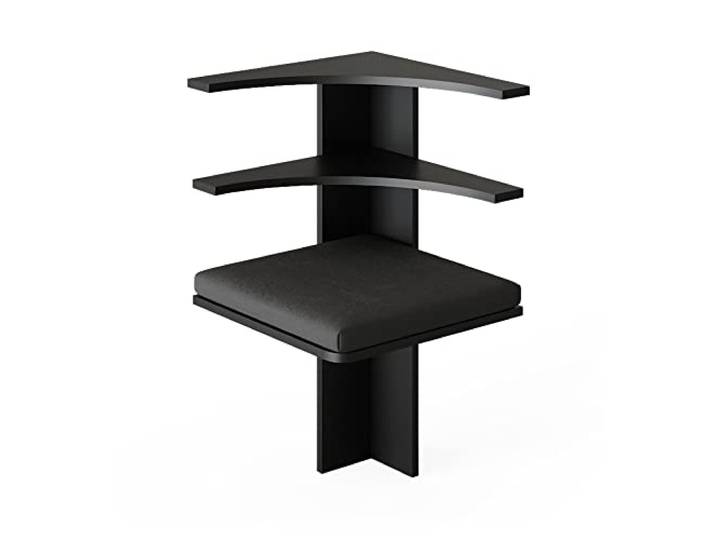 Vicco Esszimmer-Eckbank Roman, Schwarz, 43.5 x 43.5 cm, geeignet für platzsparende Ecklösungen im Essbereich