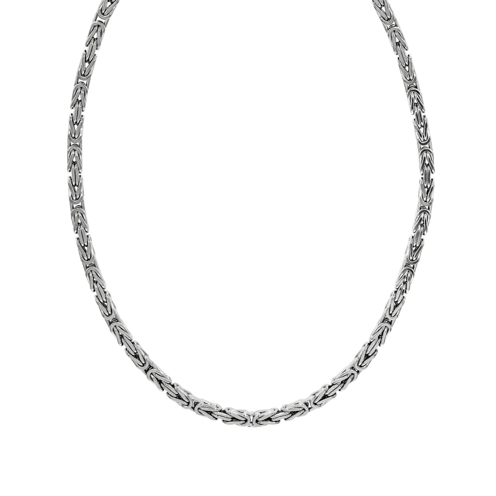 Zeeme Basic, cai Halskette Silber 925 poliert Königskette 3mm breit