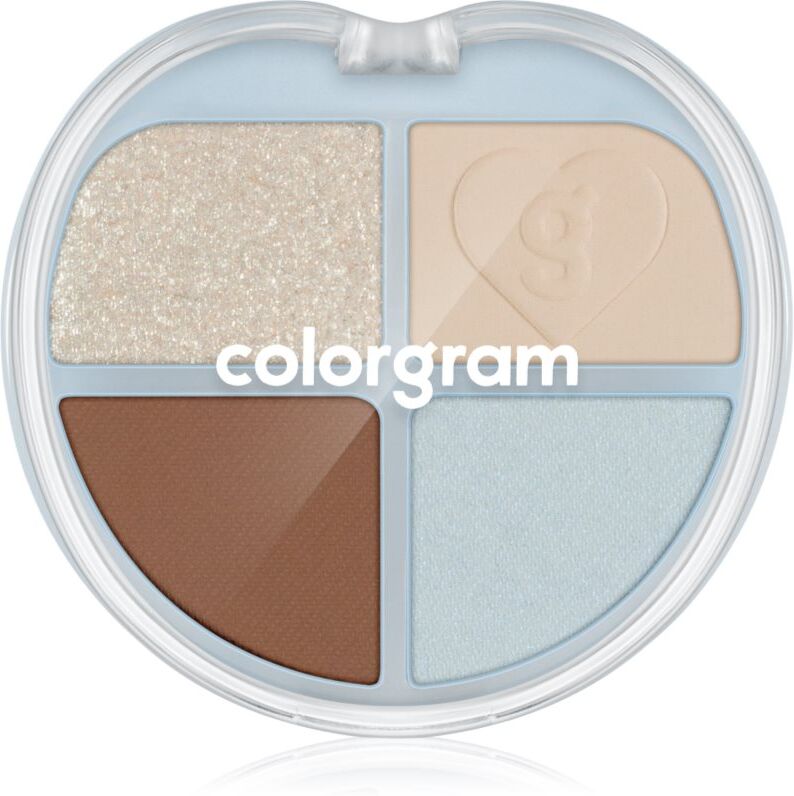 Colorgram Tintin Dory Eyeshadow Palette eyeshadow and highlighter palette shade 02 Chestnut Dory 4 g
