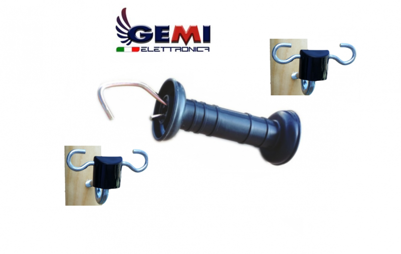 Gemi Elettronica Torset mit griff und 2 isolatoren für weidezaun elektrozaun gemi