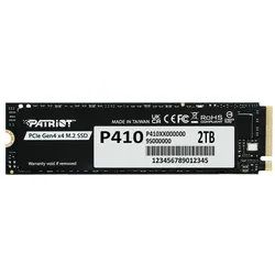 Patriot SSD 2TB M.2 P410 PCIe 4.0 5000/4500 (2000 GB, M.2 2280), SSD