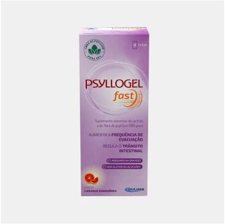 NEEM AURA PSYLLOGEL FAST SABOR LARANJA SANGUINEA 10 STICKS