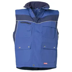 Winterweste "PLALINE" - XS - kornblau/marine