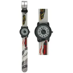 Ki.Uhr mit Quarzuhrwerk Rennauto