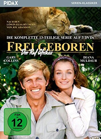Gary Nelson - Frei geboren - Der Ruf Afrikas / Die komplette 13-teilige Serie nach den Löwin-Elsa-Büchern von Joy Adamson (Pidax Serien-Klassiker) [3 DVDs] - Preis vom 13.10.2026 19:28:25 h