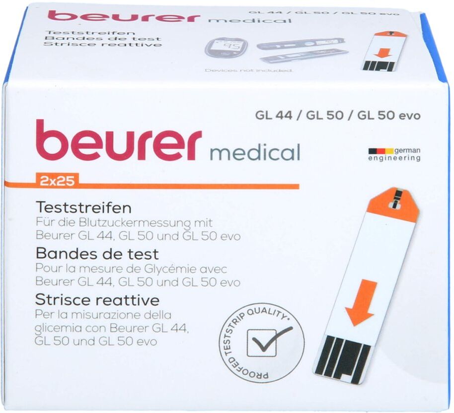 Beurer Gl44/gl50 Teststreifen 50stk