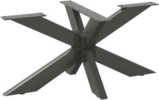 Famanu Salontafeluntergestell in Spinform - Stabilität und modernes Design - 98x58x42 cm, Anthrazit