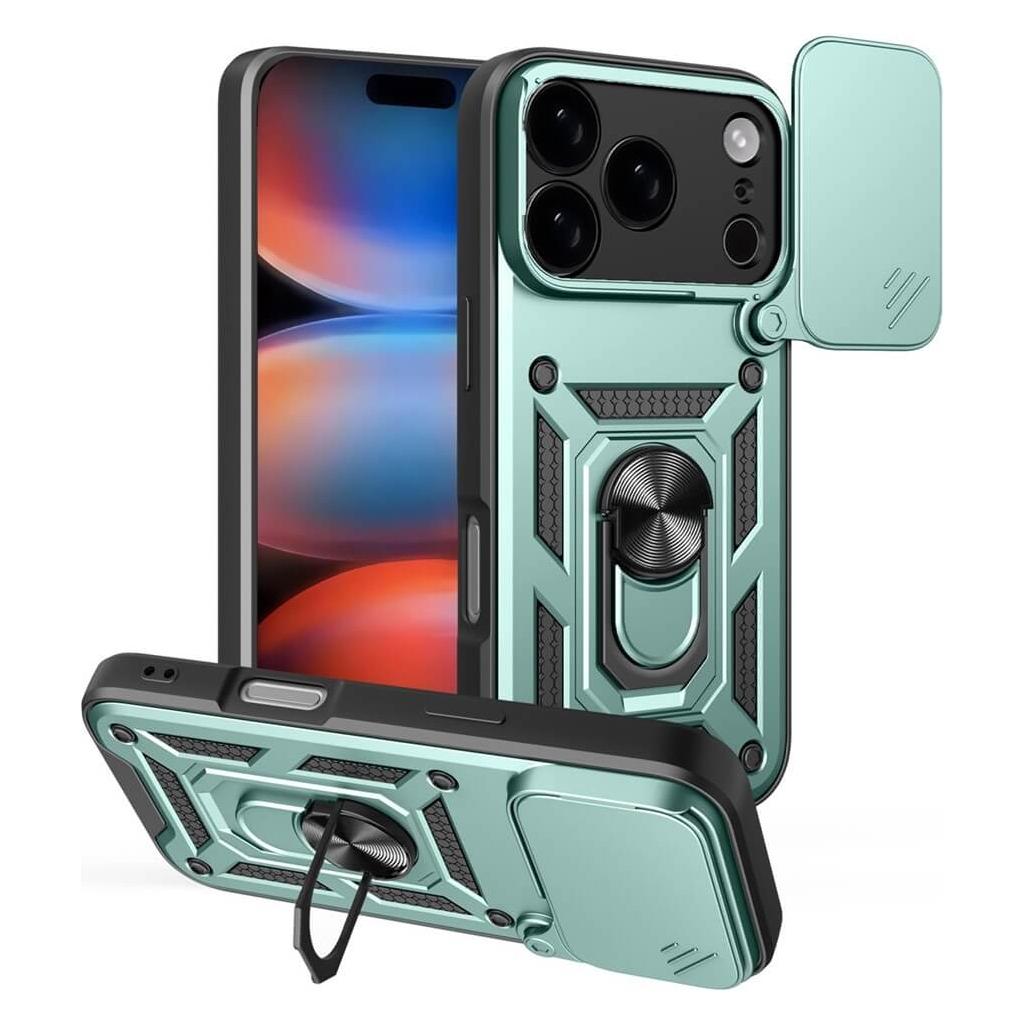 Cover-Discount iPhone 18 Pro / iPhone 17 Pro - Armor Case mit Ständer (Apple iPhone 17 Pro, Apple iPhone 18 Pro) (78127077)