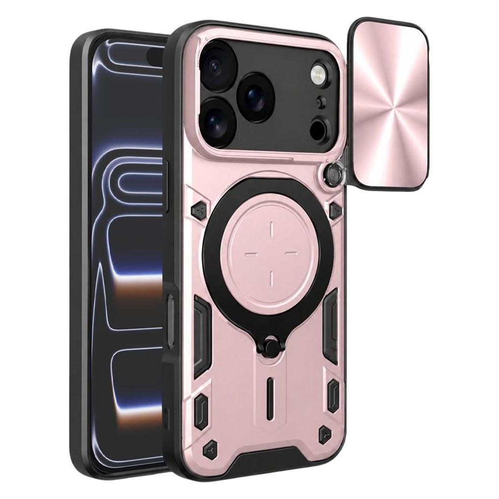 Techsuit - CamGuard Pro - iPhone 17 Pro - Rose Gold (Apple iPhone 17 Pro) (58346079)