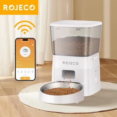 Uplifted Finds ROJECO Smart Compact WiFi Automatic Feeder (2L) white With Eu Plug