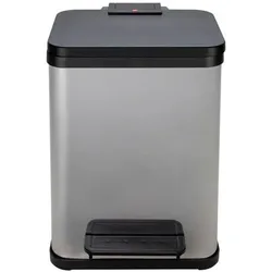 Hailo ProfiLine, Abfalleimer, Silber