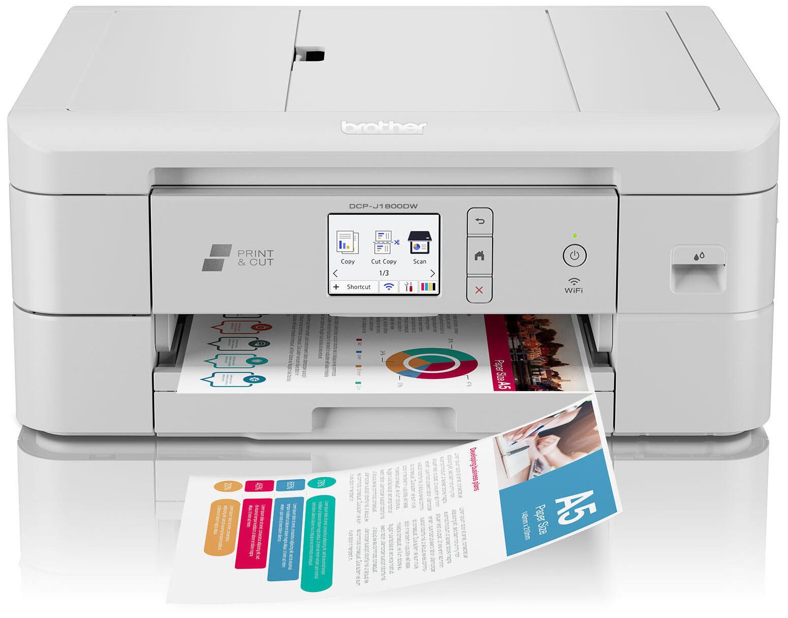 Brother DCP-J1800DW Tintenstrahl-Multifunktionsgerät DCPJ1800DWRE1