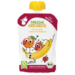 Freche Freunde Quetschie Banane, Apfel bio
