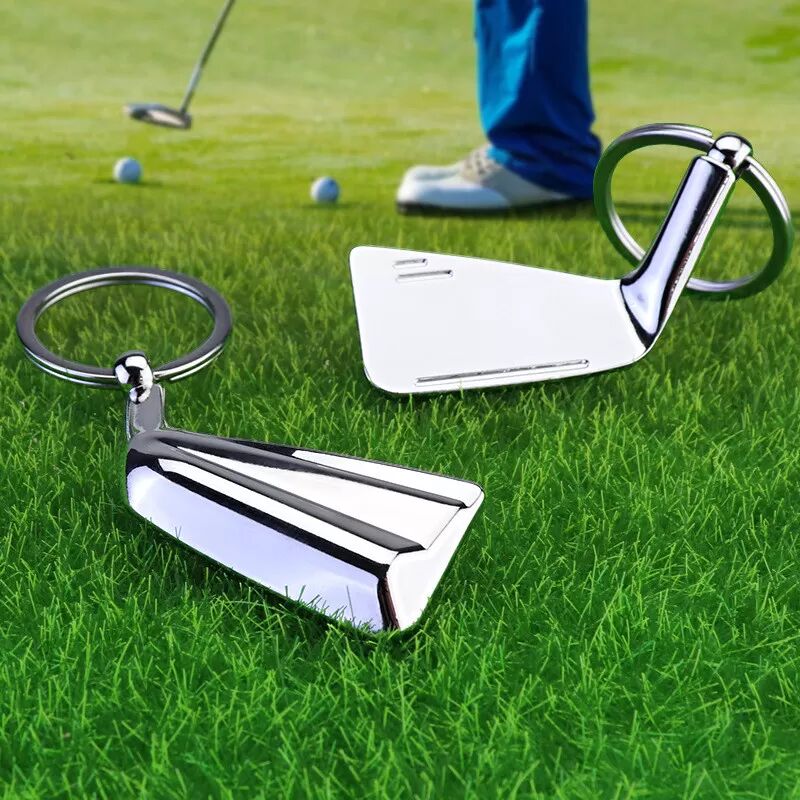INF Golfball-Schlüsselanhänger - Stilvolles Metall-Accessoire für Golfbegeisterte