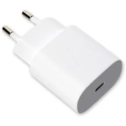 Schnell-Ladegerät original Samsung EP-TA800NBE für alle Geräte mit USB-C Anschluss, weiß