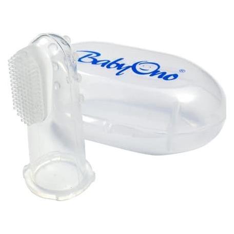 Babyono Baby ONO Finger Toothbrush and Gum Massager for Babies (Extra weich, 1x) (65342)