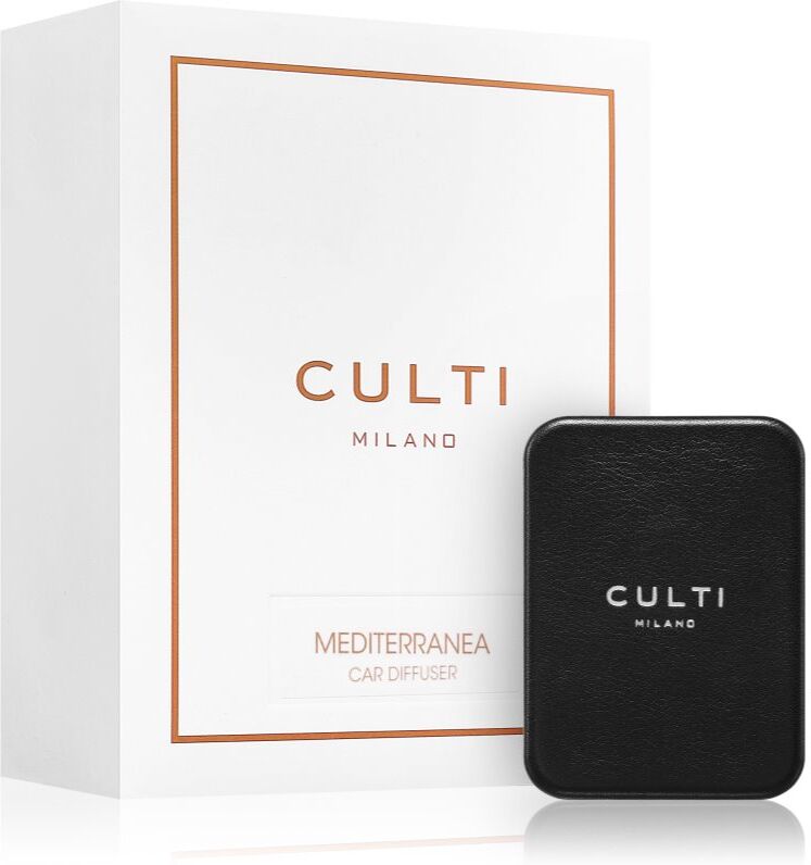 Culti Milano Car Diffuser Black Mediterranea car air freshener + one refill 1 pc