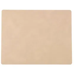 LINDDNA Tischset Nupo L Square Leder Beige Sand (Large)