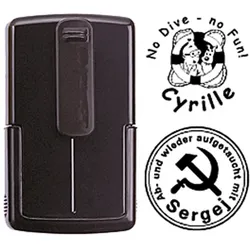 Smart-stamp - Größe: ø 30 mm - schwarz