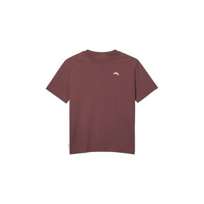 T-Shirt KLEINIGKEIT "Kleinigkeit Heart Balloon Shirt", Damen, Gr. L, braun (schwarz cherry), 100% Baumwolle, bedruckt, normal, Rundhals, Shirts T-Shirt