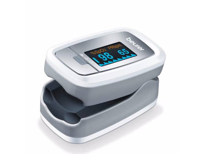 Beurer Pulsoximeter PO 30 – Blutdruckmessgerät/Herzfrequenzmessgerät – grau