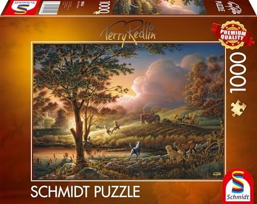 Schmidt Spiele Terry Redlin: Sonnengold über reifen Feldern (1000 Teile)