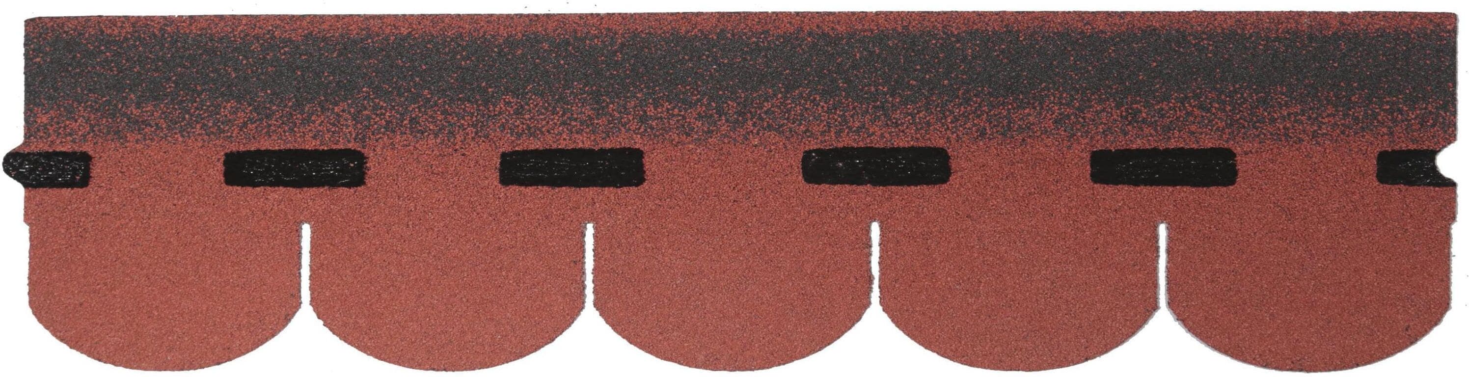 Dachschindeln "Colibri 17 Stück ca. 2qm", rot (grau), B:34m L:80,8m, Dachpappen, Dachschindeln grau Einheitsgröße
