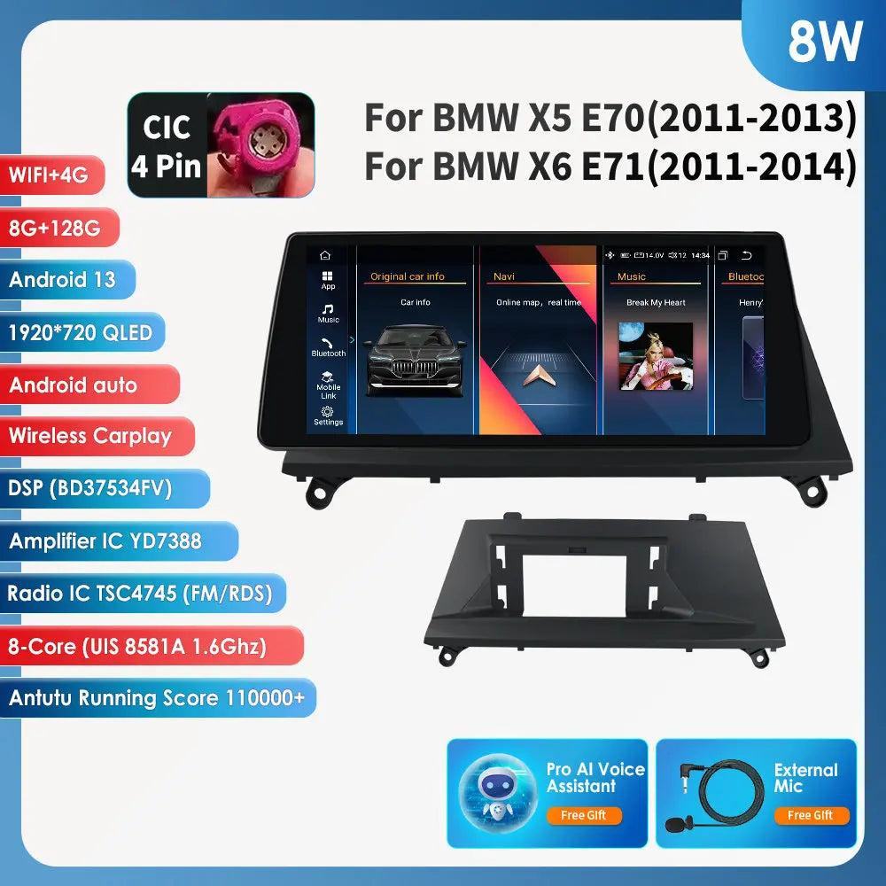 Selius 2 Din Android Autoradio Multimedia Speler met Navigatiesysteem, Carplay, Android Auto en AI Spraakbediening