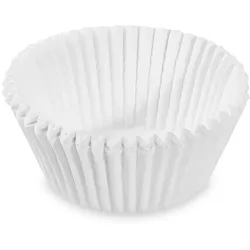 Gebäckkapsel (PAP) weiß Ø40 x 24 mm