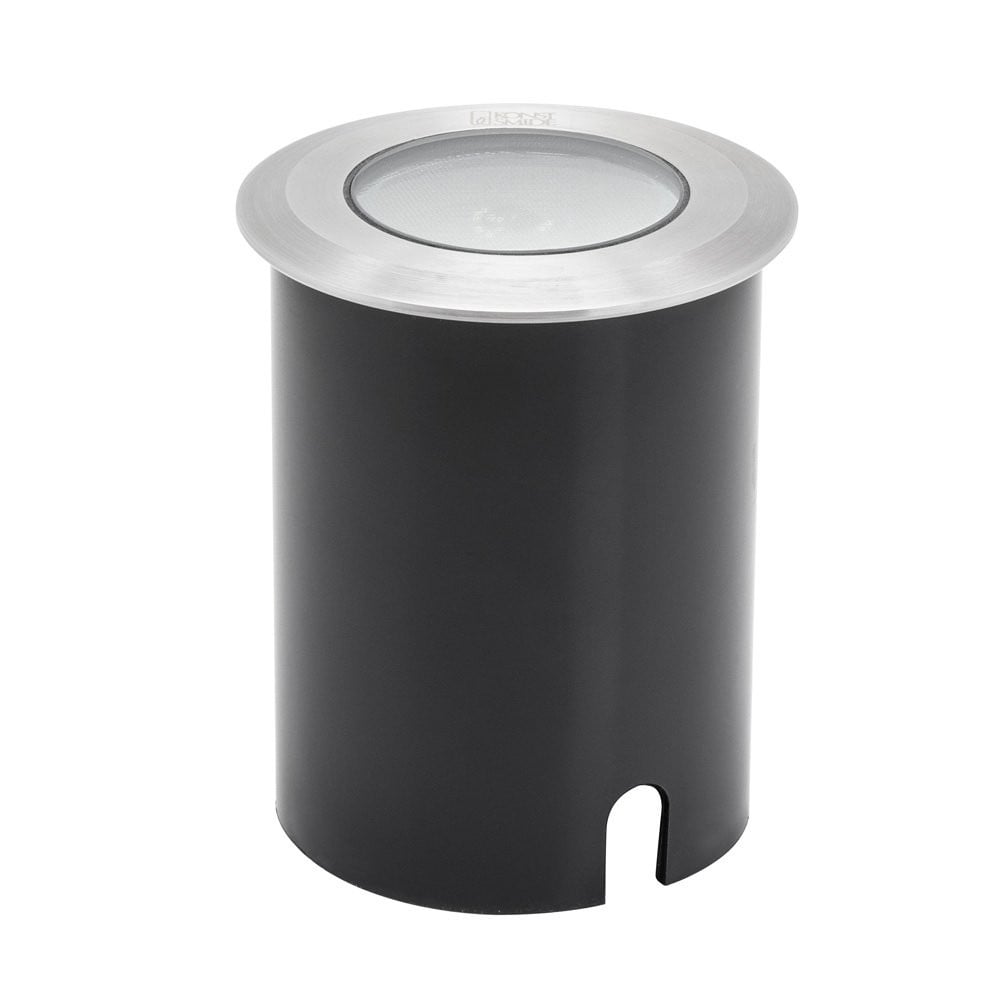 Konstsmide Round LED Grondspot, Zilver, 5W, Diameter: 11 cm