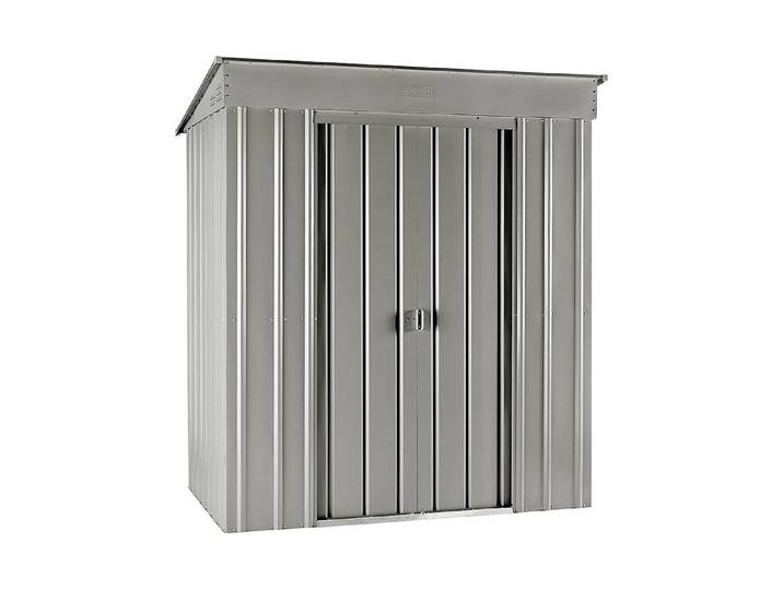Globel Metallgerätehaus Silber 6 × 3