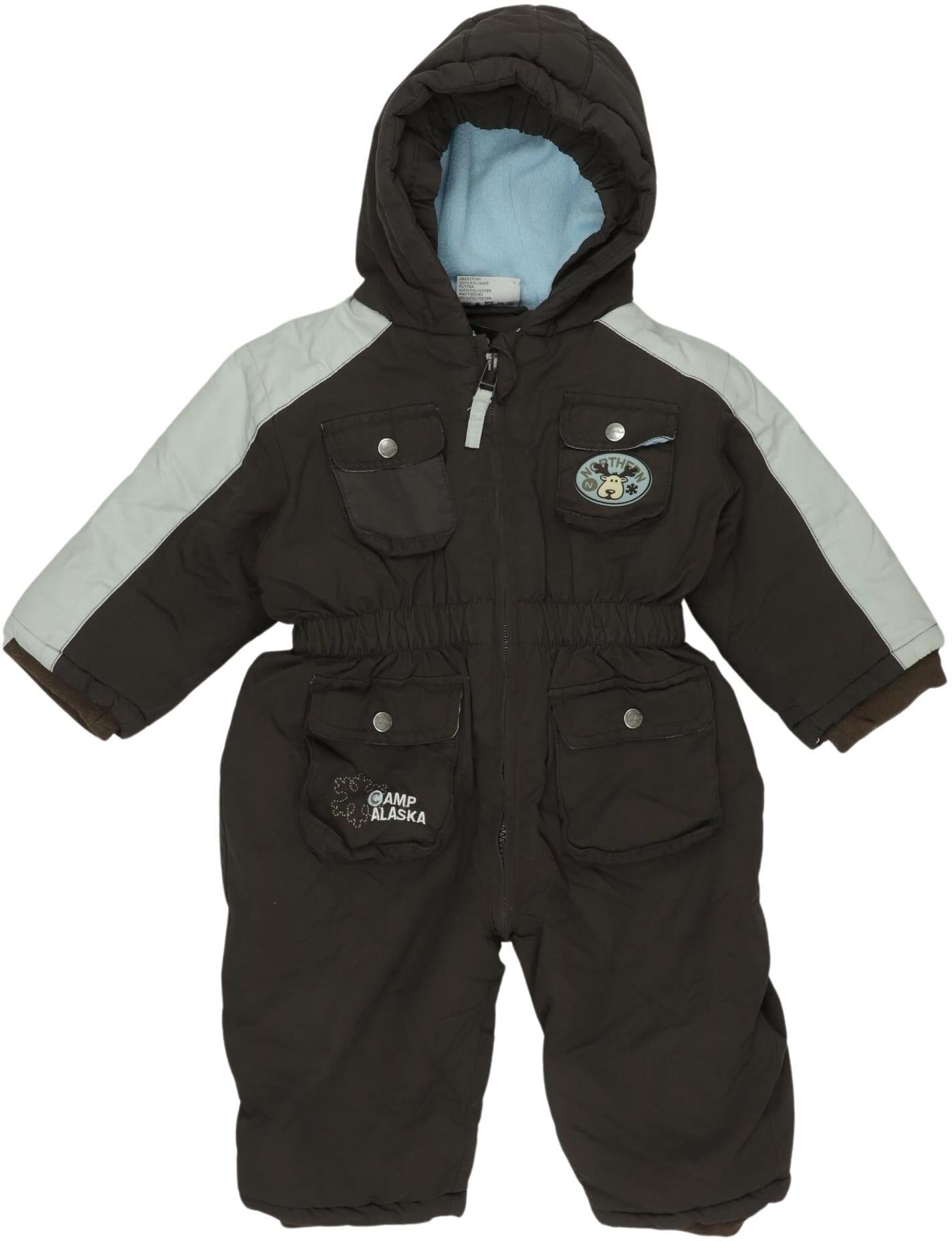 Topolino Jungen Schneeanzug, Mehrfarbig, Gr. EU 80, Synthetik - Second Hand