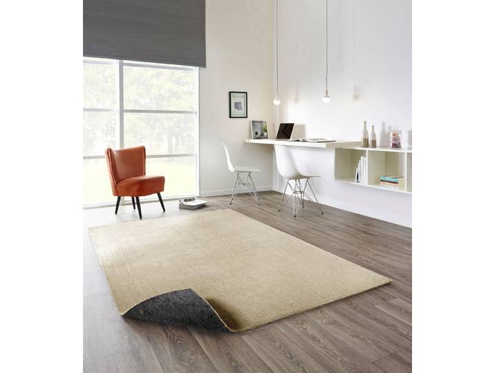 Kurzflorteppich Mirar Beige 200 x 290cm Polyester