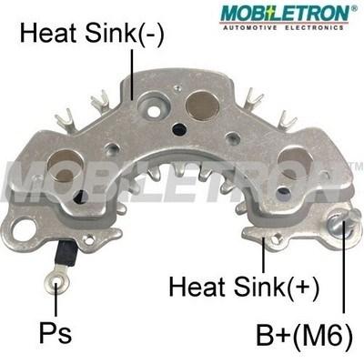 MOBILETRON Gleichrichter, Generator rh91 120mm