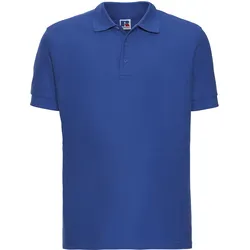 Russell Men ́s Ultimate Cotton Polo-Shirt Herren mit Seitenschlitze R-577M-0 Klassische Passform, bright royal, S