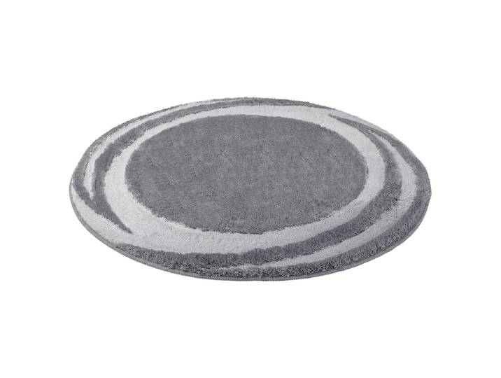Tapis de bain rond Mystic Ø 100cm Gris/Anthracite
