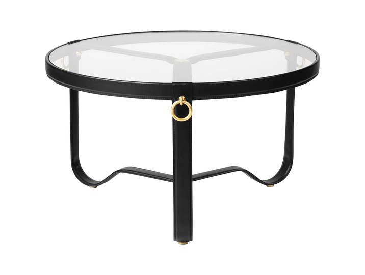 GUBI Adnet Couchtisch Ø70cm Schwarz