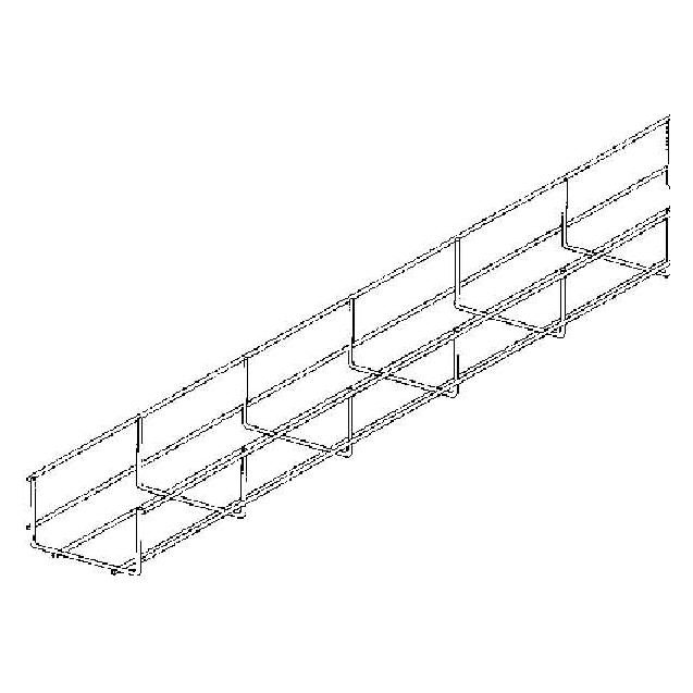 Niedax NIE GR40.040 Gitterrinne U-förmig 40x40mm d=3,5mm blaupassiviert (GR40.040)