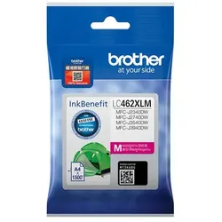 Brother Lc462Xlm Tintenpatrone 1 Stück Original mit hoher Ausbeute (Xl) Magenta