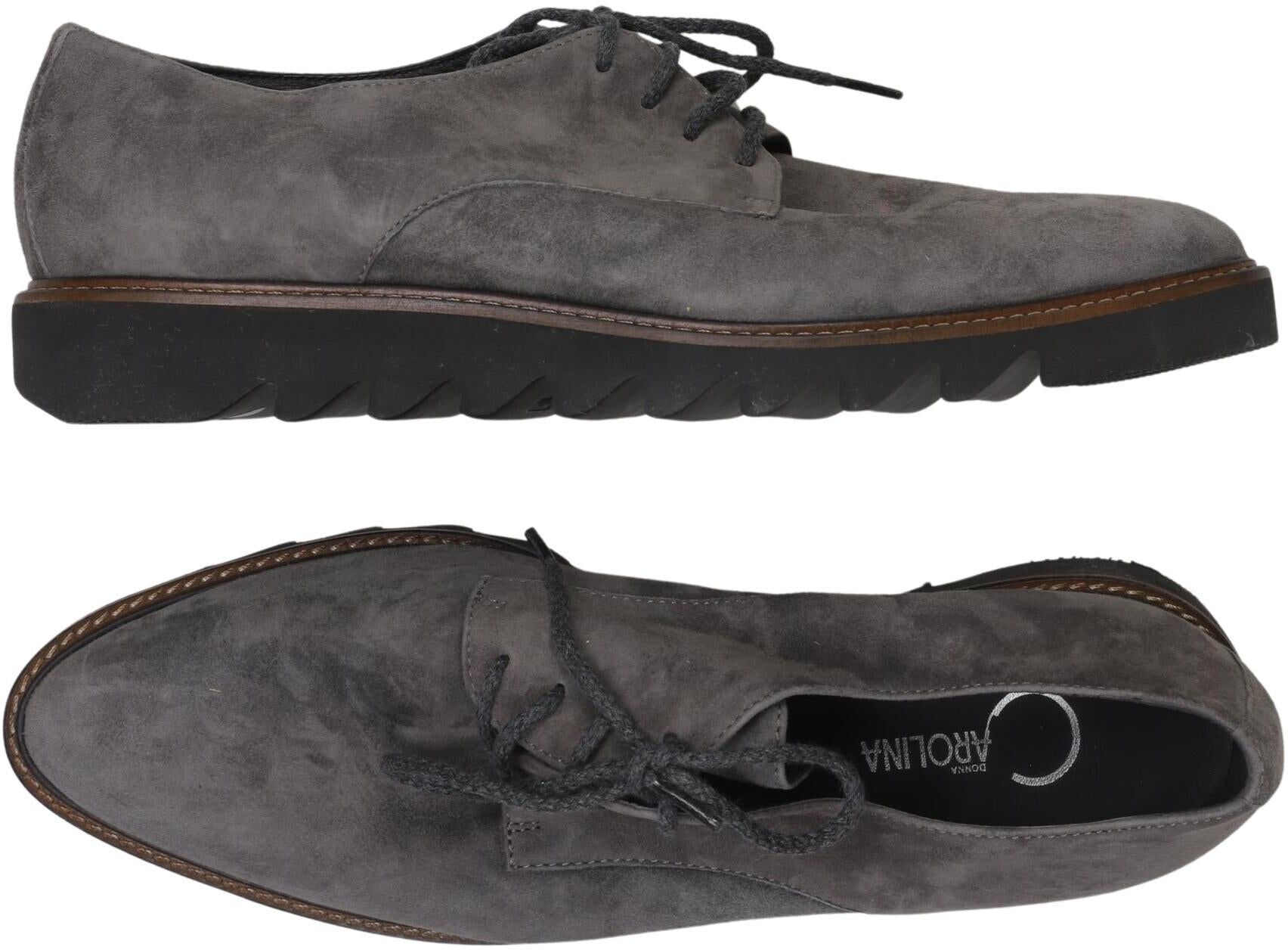 Donna Carolina Damen Halbschuh, Grau, Gr. EU 40, Leder - Second Hand