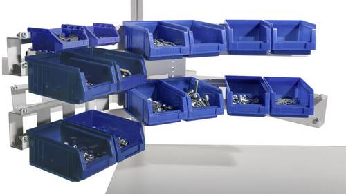 Manuflex ZB8259.0001 Boxen-Doppelträger-Element für Stahl-Aufbauportale zum optimalen Zugriff auf Sichtlagerkästen