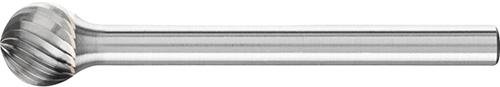 PFERD Hartmetall-Kleinfrässtift mit 3-mm-Schaft, Kugelform KUD, Zahnung 5