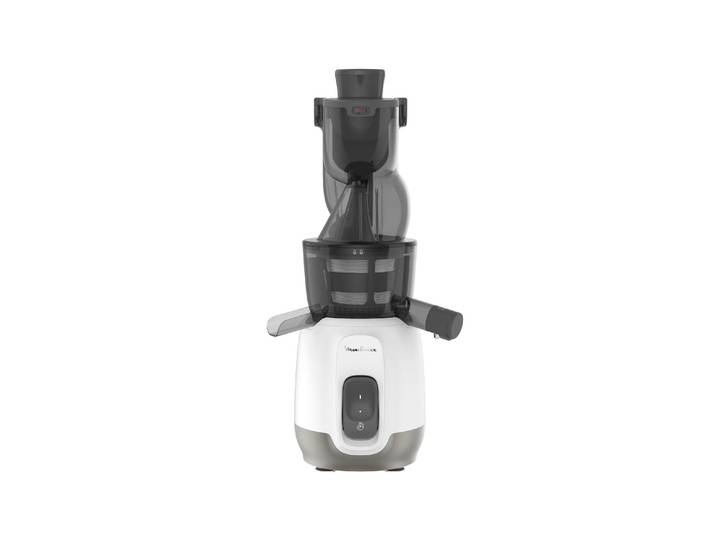 MOULINEX Entsafter Ultra Juice ZU6001 , grau (grau, weiß), B:21,1cm H:55,8cm T:24,3cm, Entsafter, Einfüllöffnung, Entsafter