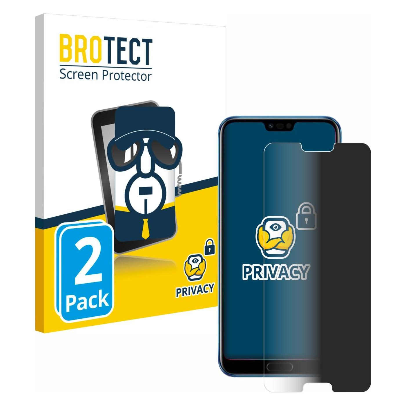 Brotect Sichtschutzfolie Anti-Spy Privacy Folie Blaulicht-Schutz (HTC 10) (4333307)
