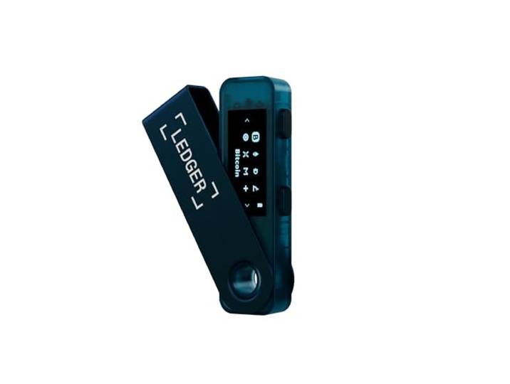 Ledger Nano S Plus (Saffierblauw) - het perfecte instapmodel voor het veilig beheren van al je crypto en NFT's. (Alleen voor PC en Android)