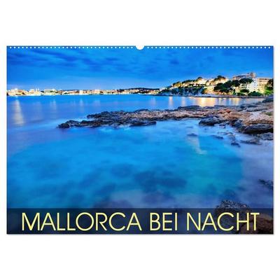 MALLORCA BEI NACHT (Wandkalender 2027 DIN A2 quer), CALVENDO Monatskalender