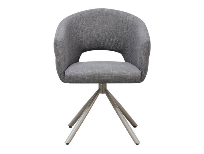 Polsterstuhl LEO Metall/Textil 82,5 x 63,5 x 62 cm lackiert...