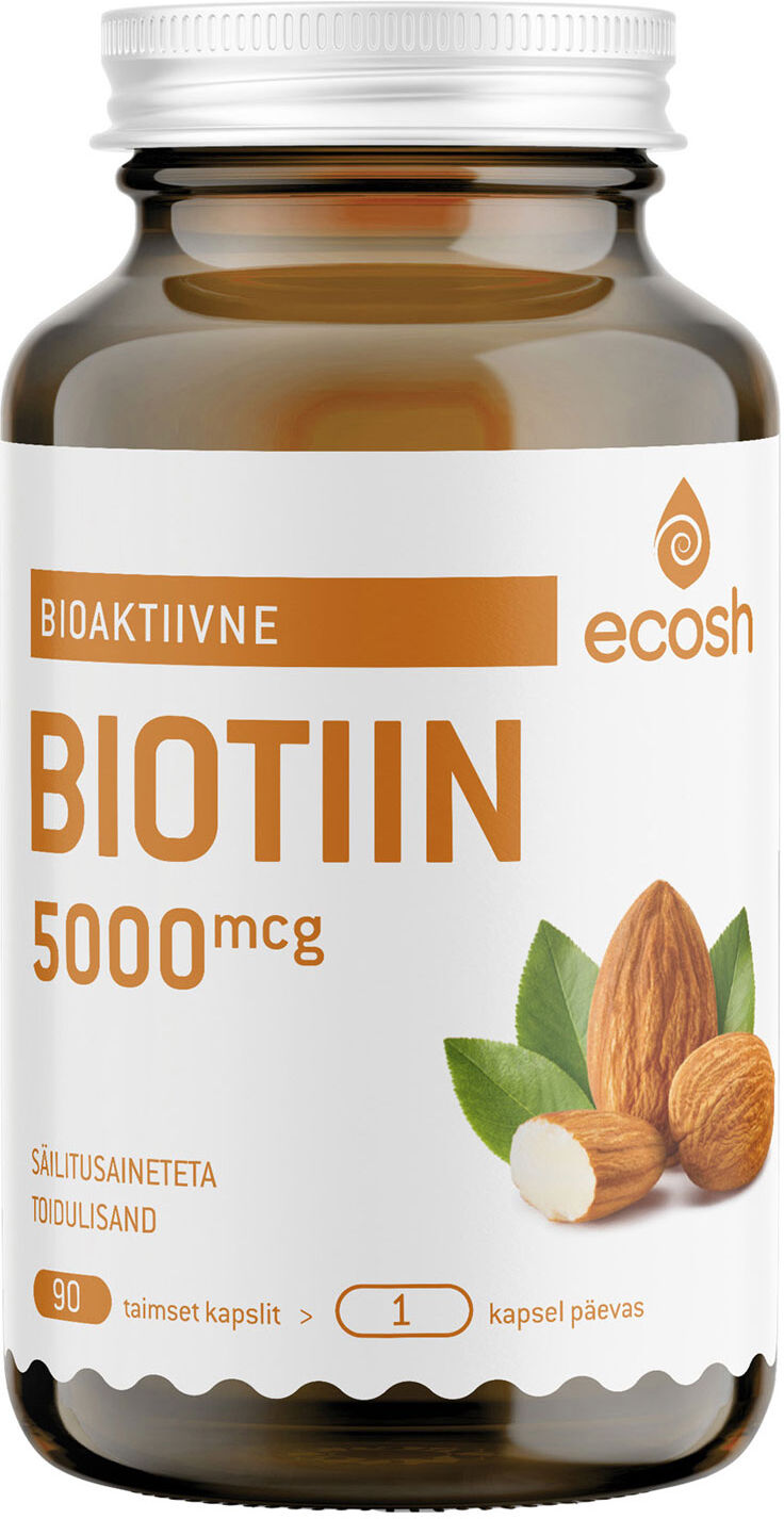 ECOSH Bioactive Biotin 5000mg Capsules 90pcs