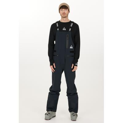 Skihose SOS "Ruka", Herren, Gr. XL, EURO-Größen, schwarz, 84% Nylon, 16% Elasthan, unifarben, lang, Hosen Skihose, mit praktischen Trägern